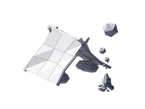 cartoon tent 3D Model