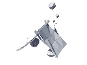 cartoon tent 3D Model