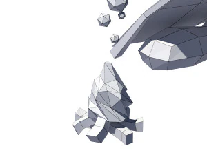 cartoon tent 3D Model