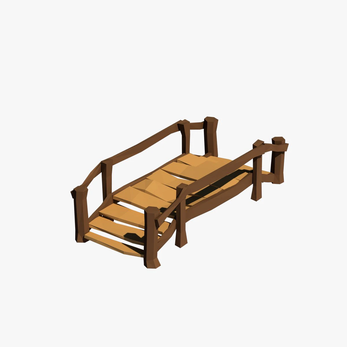 cartoon bridge 3D Model .c4d .max .obj .3ds .fbx .stl .blend 