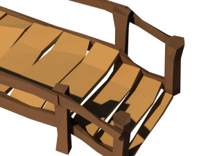 cartoon bridge 3Dモデル