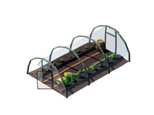 cartoon greenhouse 3D Model