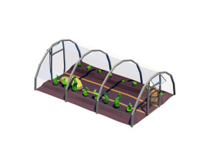 cartoon greenhouse 3D 模型