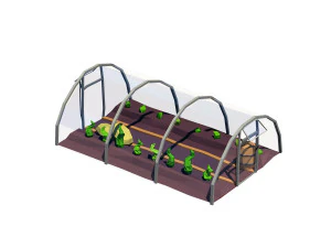cartoon greenhouse 3D Model