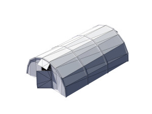 cartoon greenhouse 3D 模型