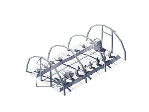 cartoon greenhouse 3D 模型