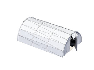 cartoon greenhouse 3D 模型