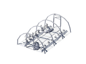cartoon greenhouse 3D 模型