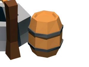 cartoon well 3D Model