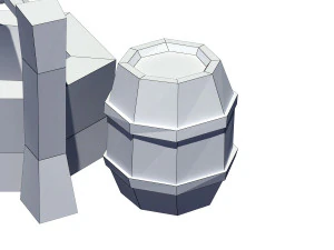cartoon well 3D Model
