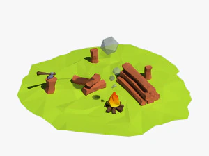 漫画のログ 3Dモデル