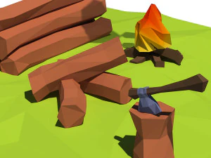 Cartoon-Protokolle 3D Modell