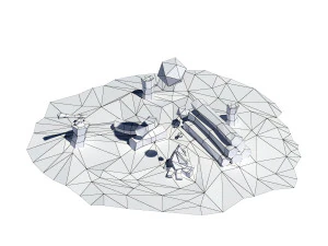 Cartoon-Protokolle 3D Modell