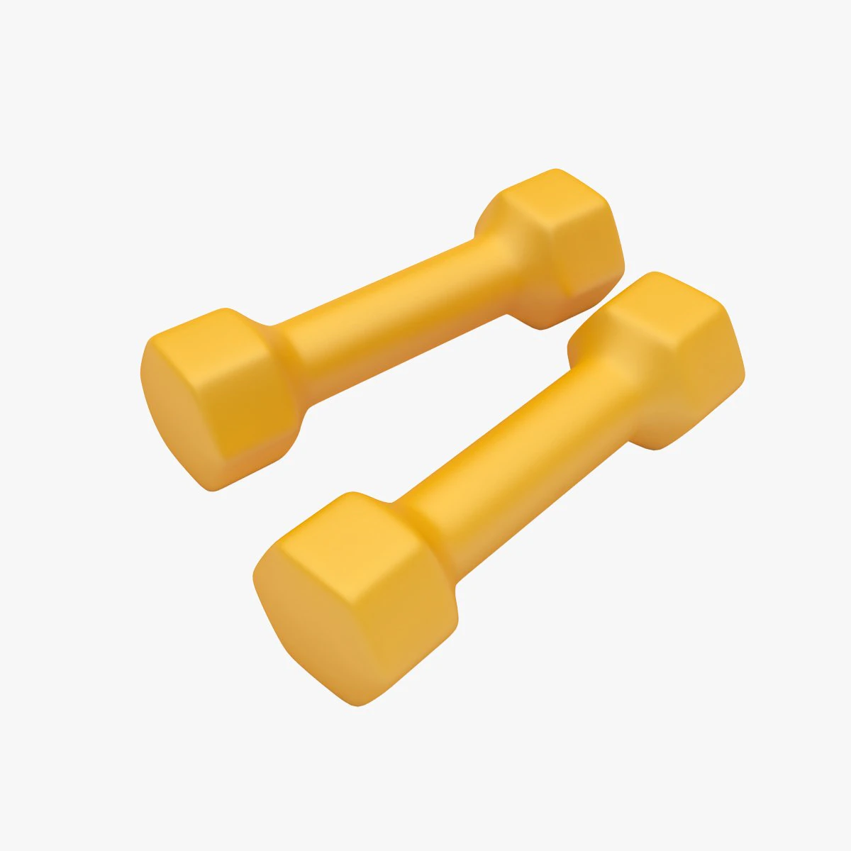 dumbbell 3D Model .c4d .max .obj .3ds .fbx .stl .blend 