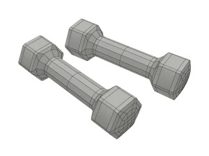 dumbbell 3D Model