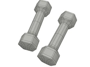 dumbbell 3D Model