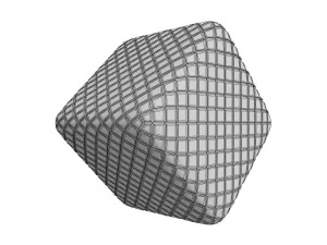 큐브 추상 3D 모델