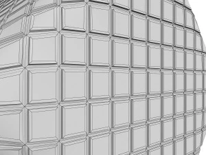 큐브 추상 3D 모델