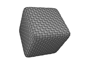 큐브 추상 3D 모델