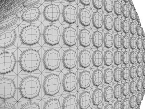 큐브 추상 3D 모델