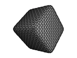 큐브 추상 3D 모델