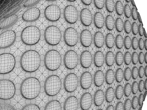 큐브 추상 3D 모델