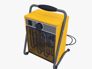 fan heater 3D मॉडल