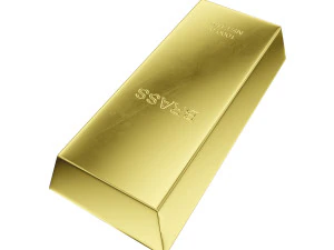 lingote de lat&oacute;n Modelo 3D