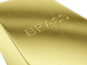 lingote de lat&oacute;n Modelo 3D