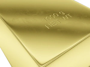 lingote de lat&oacute;n Modelo 3D