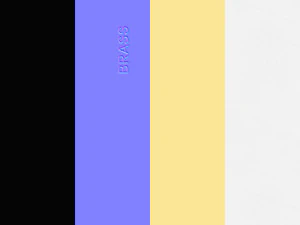 lingote de lat&oacute;n Modelo 3D