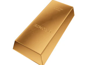 lingote de bronce Modelo 3D