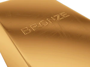 lingote de bronce Modelo 3D