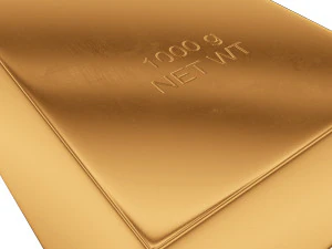 lingote de bronce Modelo 3D