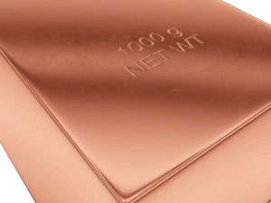 lingotto di rame Modello 3D