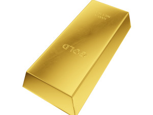 ingot gold Model 3D