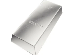 lingot d'argent Modèle 3D