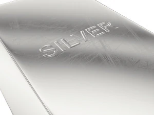 lingot d'argent Modèle 3D