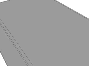 lingot d'argent Modèle 3D