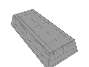 ferro lingotto Modello 3D