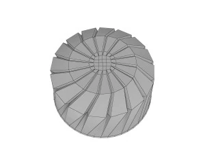 캔디 라운드 3D 모델