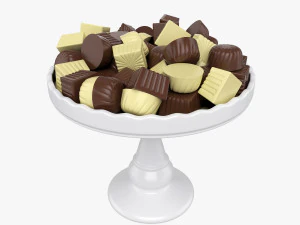 tepside &ccedil;ikolatalı şeker 3D Model