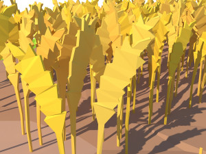 cartoon field 3D Model
