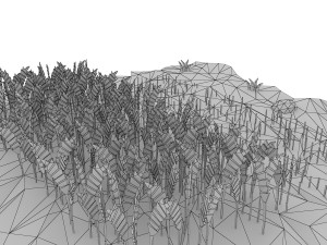 cartoon field 3D Model