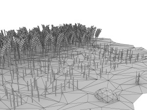 cartoon field 3D Model