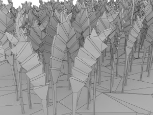 cartoon field 3D Model