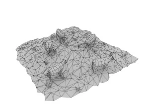 Cartoon-Kuh 3D Modell