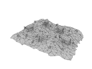 Cartoon-Kuh 3D Modell