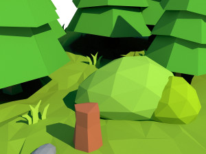cartoon fir tree 3D Модель