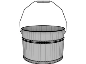버킷 3D 모델